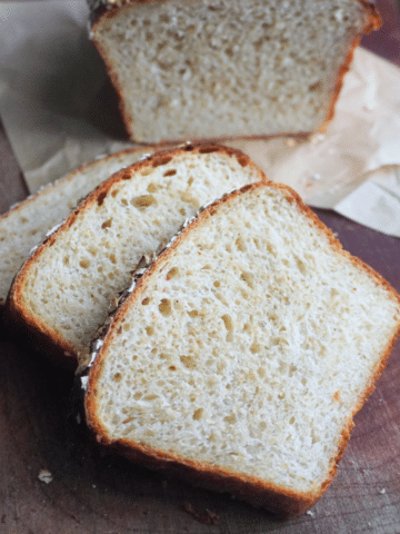 This Easy Oat Bread is a soft, slightly sweet homemade loaf with a wholesome texture.