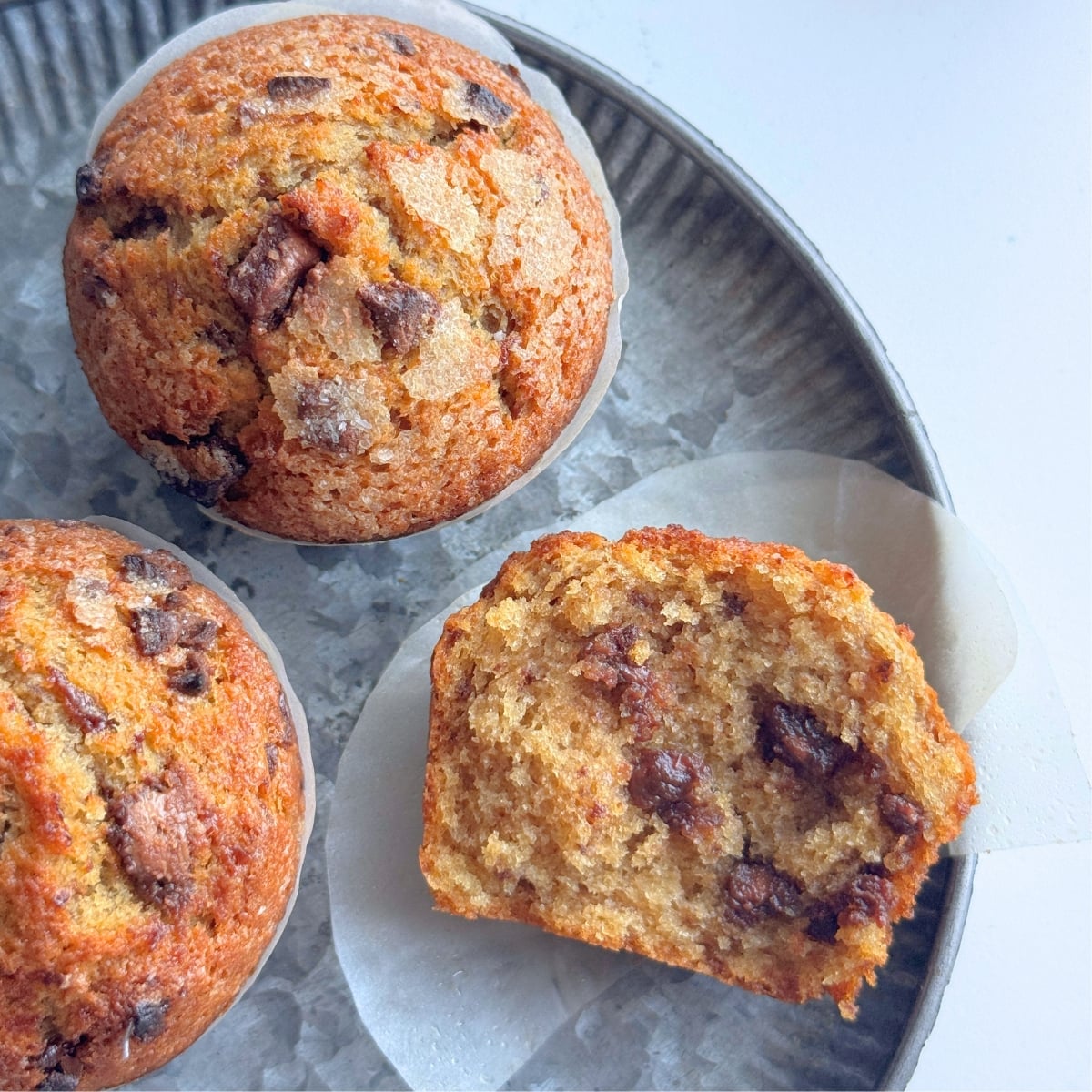 Greek Yogurt Cappuccino Muffins half